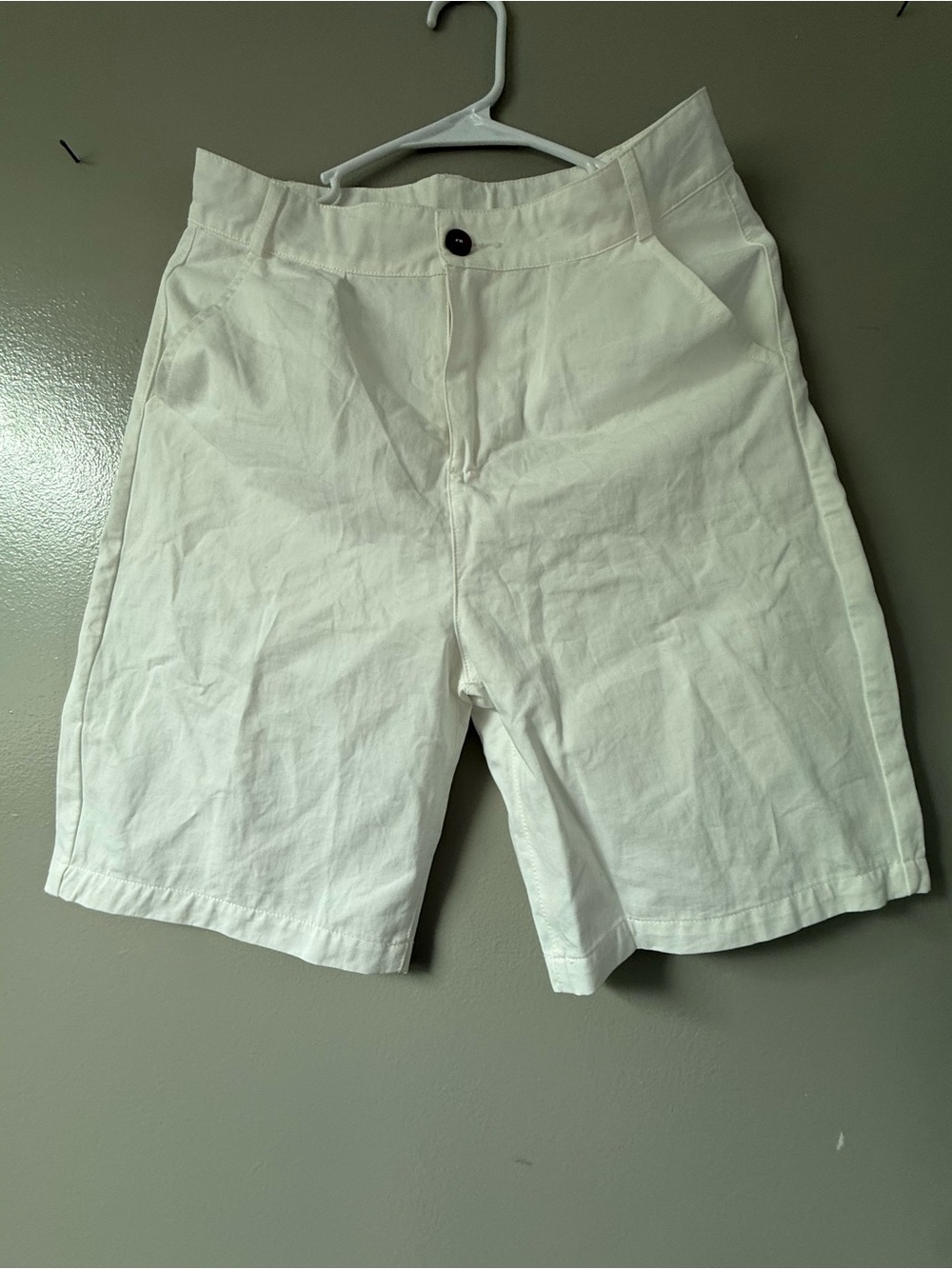 Boys Mud Kingdom White Shorts Size 16